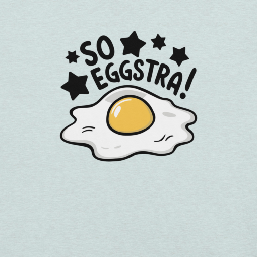 So Eggstra!" Egg Print Unisex Graphic Tee - Fun Eggcellent Shirt for Everyone - Image 5