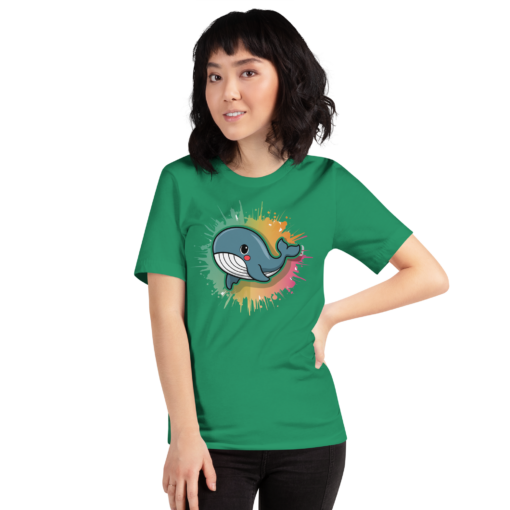 Whimsical Kawaii Whale Graphic Tee - Adorable Ocean Lover's T-Shirt - Cute & Playful Whale Design - Image 58