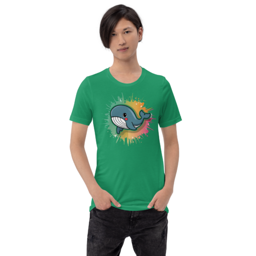 Whimsical Kawaii Whale Graphic Tee - Adorable Ocean Lover's T-Shirt - Cute & Playful Whale Design - Image 52