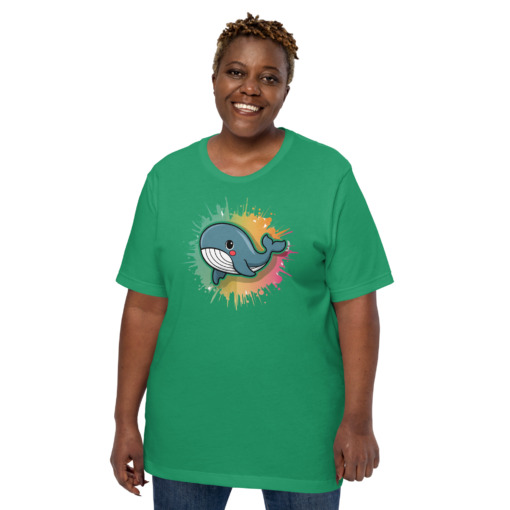 Whimsical Kawaii Whale Graphic Tee - Adorable Ocean Lover's T-Shirt - Cute & Playful Whale Design - Image 50