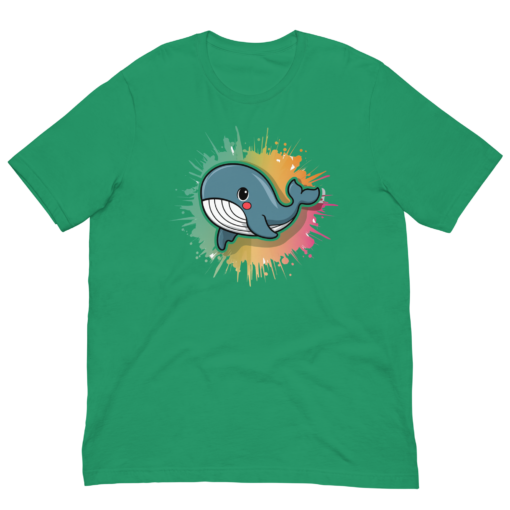 Whimsical Kawaii Whale Graphic Tee - Adorable Ocean Lover's T-Shirt - Cute & Playful Whale Design - Image 48
