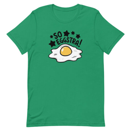So Eggstra!" Egg Print Unisex Graphic Tee - Fun Eggcellent Shirt for Everyone - Image 50