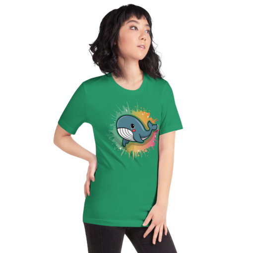 Whimsical Kawaii Whale Graphic Tee - Adorable Ocean Lover's T-Shirt - Cute & Playful Whale Design - Image 56