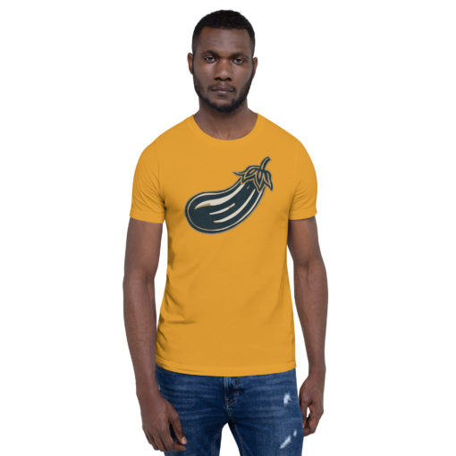 Fun Illustrated Eggplant Graphic Tee - Cute and Quirky Veggie T-Shirt - Perfect for Food Lovers - Image 9