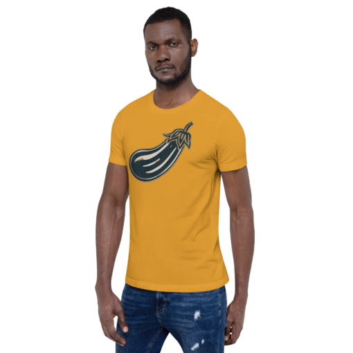 Fun Illustrated Eggplant Graphic Tee - Cute and Quirky Veggie T-Shirt - Perfect for Food Lovers - Image 8