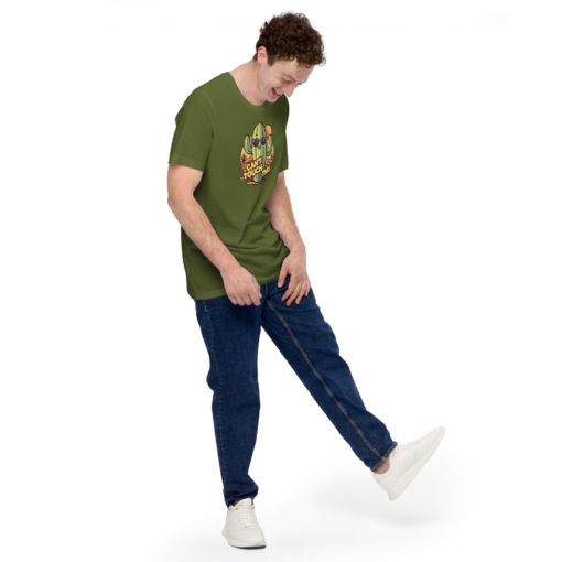 Funny Cartoon Cactus Graphic Tee - Cant Touch This Shirt - Image 68