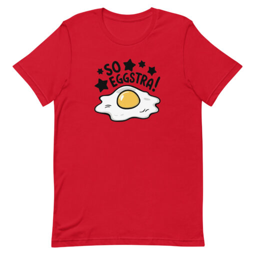 So Eggstra!" Egg Print Unisex Graphic Tee - Fun Eggcellent Shirt for Everyone - Image 47