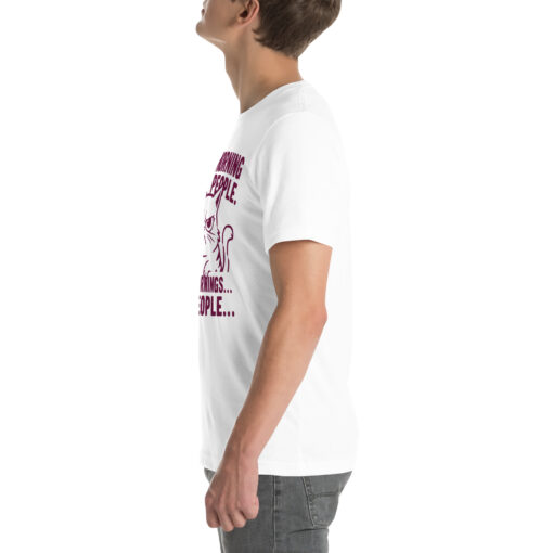 I Hate Morning People Unisex t-shirt - Image 2