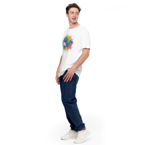 Whimsical Kawaii Whale Graphic Tee - Adorable Ocean Lover's T-Shirt - Cute & Playful Whale Design - Image 12