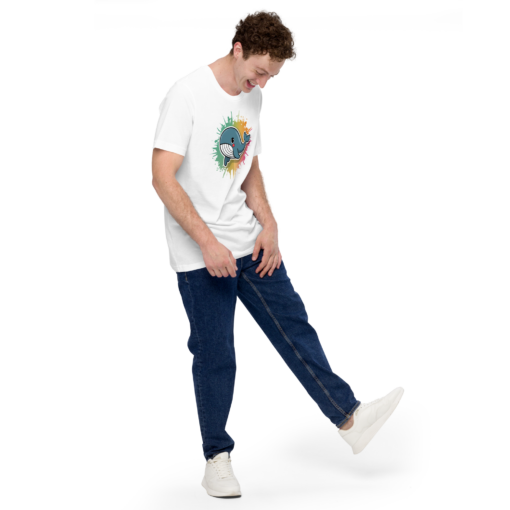 Whimsical Kawaii Whale Graphic Tee - Adorable Ocean Lover's T-Shirt - Cute & Playful Whale Design - Image 9