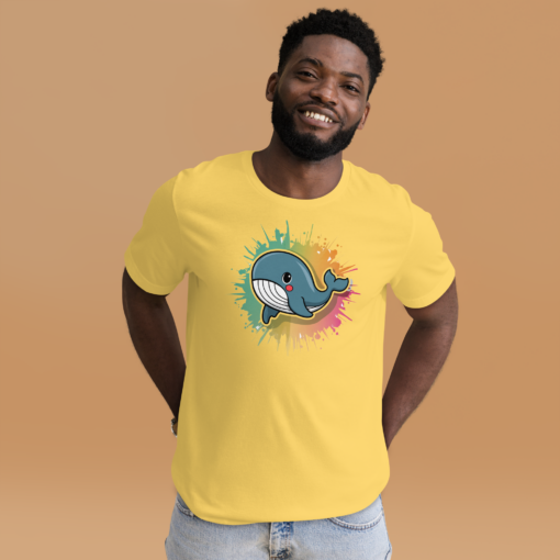 Whimsical Kawaii Whale Graphic Tee - Adorable Ocean Lover's T-Shirt - Cute & Playful Whale Design - Image 17