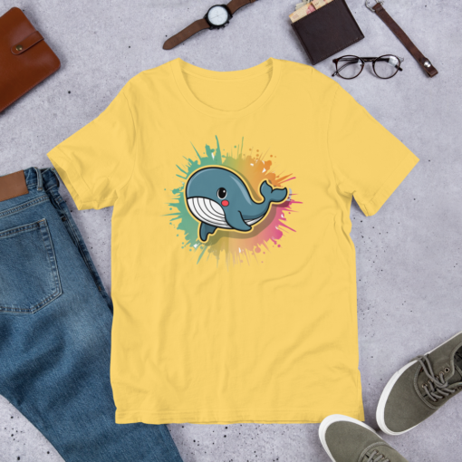 Whimsical Kawaii Whale Graphic Tee - Adorable Ocean Lover's T-Shirt - Cute & Playful Whale Design - Image 32