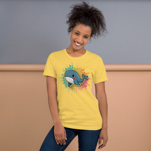 Whimsical Kawaii Whale Graphic Tee - Adorable Ocean Lover's T-Shirt - Cute & Playful Whale Design - Image 21