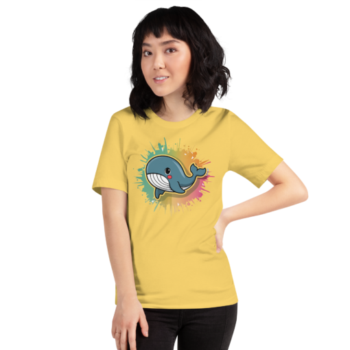 Whimsical Kawaii Whale Graphic Tee - Adorable Ocean Lover's T-Shirt - Cute & Playful Whale Design - Image 30
