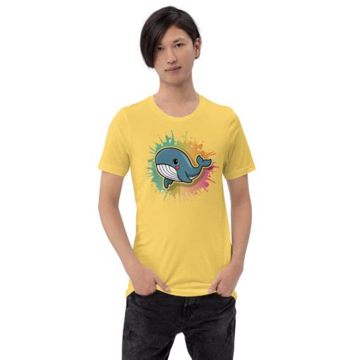Whimsical Kawaii Whale Graphic Tee - Adorable Ocean Lover's T-Shirt - Cute & Playful Whale Design - Image 23