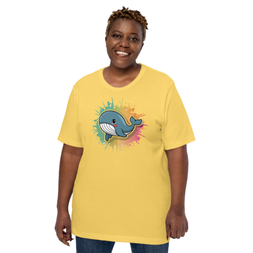 Whimsical Kawaii Whale Graphic Tee - Adorable Ocean Lover's T-Shirt - Cute & Playful Whale Design - Image 22