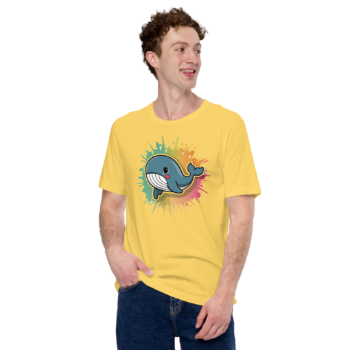 Whimsical Kawaii Whale Graphic Tee - Adorable Ocean Lover's T-Shirt - Cute & Playful Whale Design - Image 26