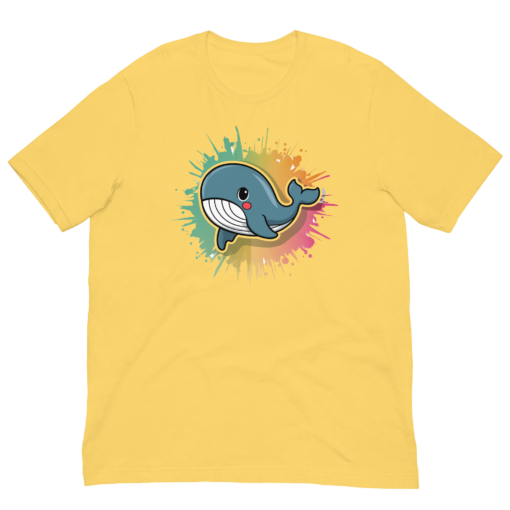 Whimsical Kawaii Whale Graphic Tee - Adorable Ocean Lover's T-Shirt - Cute & Playful Whale Design - Image 19