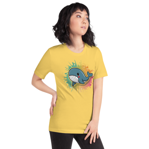 Whimsical Kawaii Whale Graphic Tee - Adorable Ocean Lover's T-Shirt - Cute & Playful Whale Design - Image 27